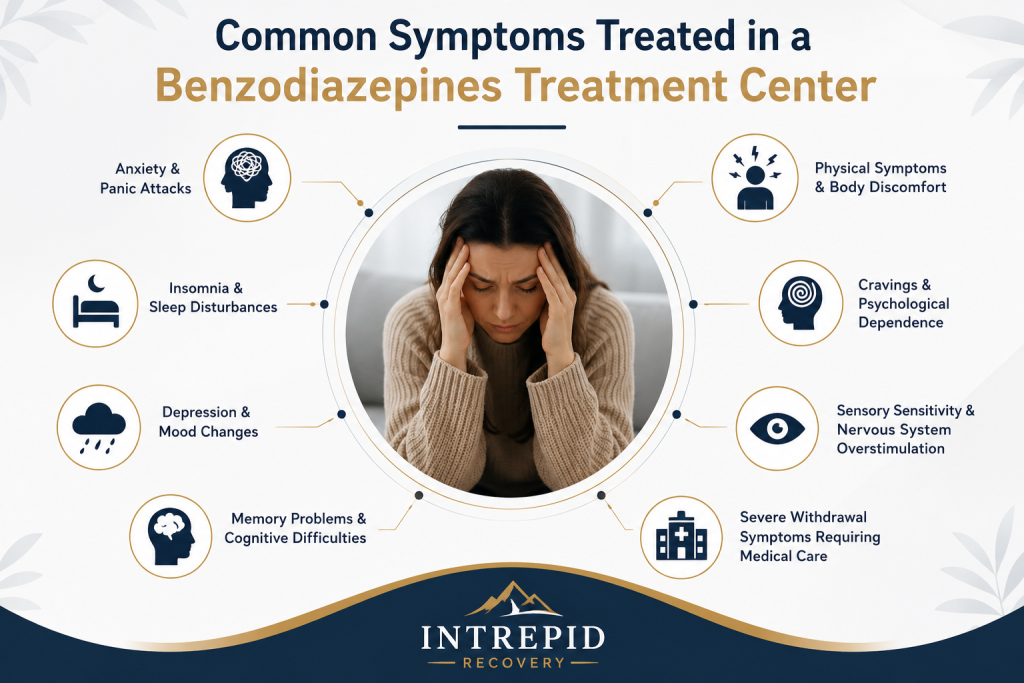 Common Symptoms Treated in a Benzodiazepines Treatment Center